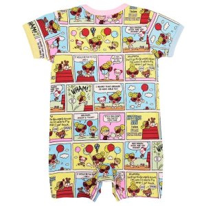 画像2: MY FIRST HYSTERIC　WE CAN FLY総柄 ショートオール　04；ホワイト系 (2)