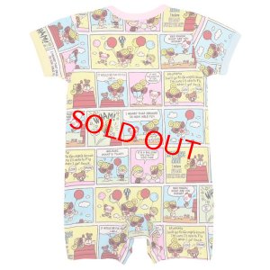 画像2: MY FIRST HYSTERIC　WE CAN FLY総柄 ショートオール　04；ホワイト系 (2)