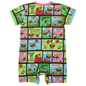 画像7: MY FIRST HYSTERIC　WE CAN FLY総柄 ショートオール　04；ホワイト系 (7)