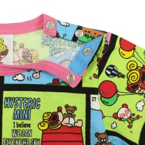 画像5: MY FIRST HYSTERIC　WE CAN FLY総柄 ショートオール　04；ホワイト系 (5)