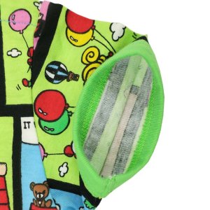 画像3: MY FIRST HYSTERIC　WE CAN FLY総柄 ショートオール　04；ホワイト系 (3)