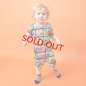 画像10: MY FIRST HYSTERIC　WE CAN FLY総柄 ショートオール　04；ホワイト系 (10)