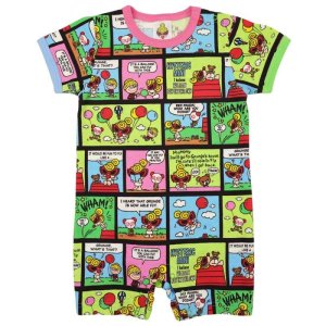 画像6: MY FIRST HYSTERIC　WE CAN FLY総柄 ショートオール　04；ホワイト系 (6)