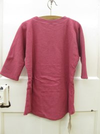 画像2: 70％off     GTH　　シルクネップ天竺　リバーシブル　TEE　13；ワイン  　サイズ；140