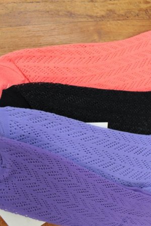 画像3: ☆あちゃちゅむ/ムチャチャ すかしあみ ニーハイソックス  36 (3)