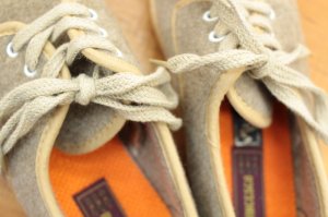 画像2: Francesca（フランチェスカ）  BLUCHER CLASICO ALASKAフェルトスニーカー　　コニャック (2)