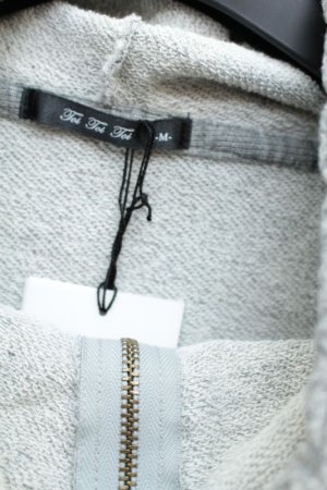 画像5: Automne et Hiver toi toi toi 　エスプリパーカー　グレー　おとな (5)