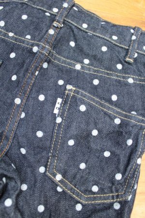 画像4: 70%off　GTH　ストレッチデニム　ドット　5P　LPN  4；紺　サイズ；110 (4)