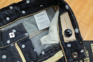 画像5: 70%off　GTH　ストレッチデニム　ドット　5P　LPN  4；紺　サイズ；110 (5)