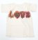 画像1: 70%off　GTH シルクネップテンジク LOVE TEE 　1；シロ　　　サイズ；100 (1)