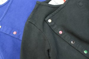 画像2: 70%off　GTH ウラケスナップ　ライダース　カーディガン  2；黒　サイズ；110 (2)