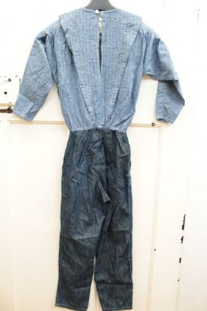 画像4: 70％off 　GTH 　ラメストライプダンガリー　コンビネゾン　　　4；紺　　サイズ；120 (4)