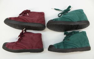 画像6: Cientaシエンタ 　ハイカットスニーカー　/BURDEOS(ワインレッド).BOTELLA（グリーン） (6)