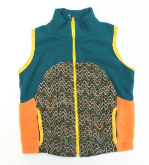 画像1: 50%off ZOZIO（ゾジヲ）Canyon vest ベスト　カラー；d.green (1)