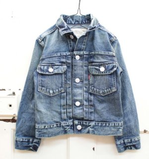 画像1: 50％off 　　GTH　 ストレッチデニム　JK　4；紺　　サイズ；110 (1)