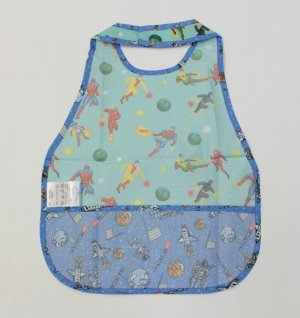 画像6: ☆fafa　FAINA | お食事エプロン　　ミントヒーロー (6)