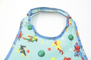 画像3: ☆fafa　FAINA | お食事エプロン　　ミントヒーロー (3)