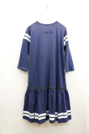 画像5: 60%off  DENIM DUNGAREE ビンテージテンジク チロリアン ガッタイ OP 4;紺  サイズ;150 (5)