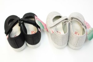 画像4: Cientaシエンタ  ベルクロワンストラップシューズ/lame (4)