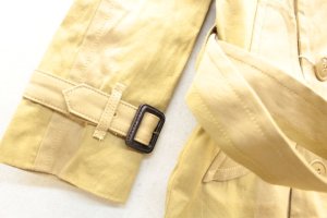 画像3: 70%off　　GTH　ストライプギャバ　トレンチ　コート　16；ベージュ　　サイズ；120 (3)