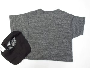 画像4: ★SALE  MELT  MILKY WAY レースエリツキビッグスリーブTEE 17;チャコール (4)