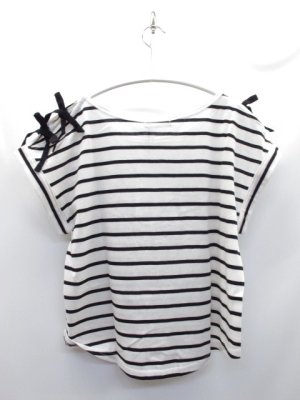 画像4: SALE  LOVEtoxic ラブトキシック  T&チュールスカート SET 91;ボーダー (4)