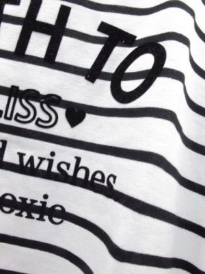 画像3: SALE  LOVEtoxic ラブトキシック  T&チュールスカート SET 91;ボーダー (3)