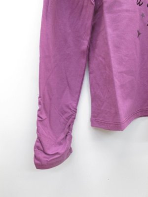 画像2: SALE  by LOVEIT 袖シャーリング長袖Tシャツ 60;パープル (2)