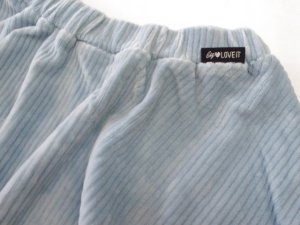 画像2: SALE 　by LOVEIT　　コーデュロイセットアップ　53；サックス (2)