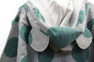 画像4: 50%off ZOZIO(ゾジヲ)  Animal hoodie   カラー;Green dots (4)
