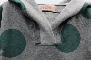 画像3: 50%off ZOZIO(ゾジヲ)  Animal hoodie   カラー;Green dots (3)