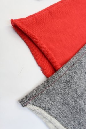 画像4: 50%off  GTH　ビンテージウラケ　カットオフ　プルオーバー　　17；チャコール　　サイズ；130 (4)