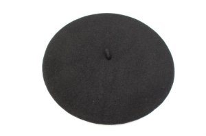 画像1: Fabrique en FRANCE(ファブリケ・アン・フランス)　べレー帽　　カラー；ブラック　　サイズ；大人　 (1)