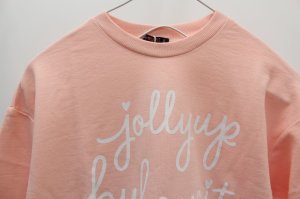 画像2: SALE 　by LOVEIT　チュール付きトレーナー　11；ピンク (2)