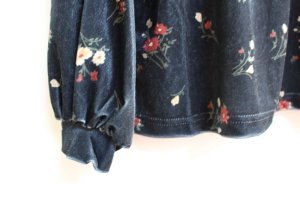 画像3: SALE LOVEtoxic ラブトキシック 花柄ベロアオフショル 80;クロ (3)