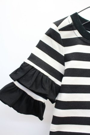 画像2: 50%off ZOZIO(ゾジヲ)    Spanish tops   Black border (2)