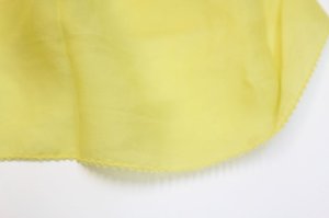 画像4: ★SALE 　FITH　　　キュプラローン　フロントシャーリング6ブソデBL　10；黄　 (4)