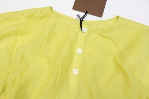 画像2: ★SALE 　FITH　　　キュプラローン　フロントシャーリング6ブソデBL　10；黄　 (2)