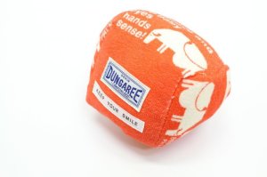 画像2: ☆DENIM DUNGAREE BEST PLAY BABY RATTLE   15;オレンジ  サイズ;F   (2)