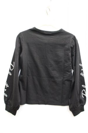 画像3: SALE by LOVEiT   ベア天竺袖口パフロンT 　80；クロ (3)