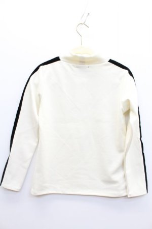 画像3: SALE by LOVEiT  　T/CRW　フェースハイネックロンT　　　03；ホワイト (3)