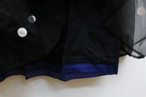 画像3: ★SALE  GTH    ビンテージボーダーテンジク サーカス OP  ヒザ下丈  1;白   (3)