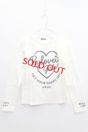 画像1: SALE　by LOVEiT  　　長袖Tシャツ　　03；オフホワイト (1)