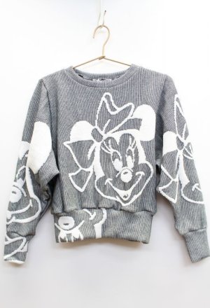 画像1: あちゃちゅむ/ムチャチャ　　MICKEY/Sweater　　13；グレー　　サイズ；36 (1)