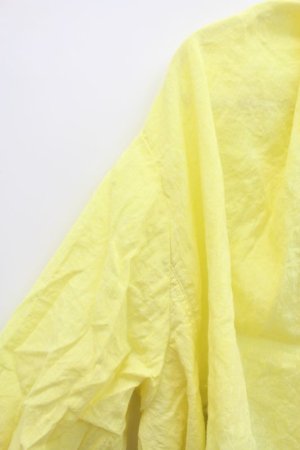 画像4: 快晴堂    海上がりシャンブレー ストールカーディガン   C/#4;イエロー   サイズ;2 (4)