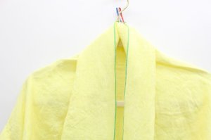画像2: 快晴堂    海上がりシャンブレー ストールカーディガン   C/#4;イエロー   サイズ;2 (2)