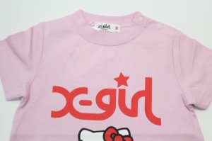 画像2: 50%off　X-girl Stages 　　キティコラボTシャツワンピース　　　ピンク (2)