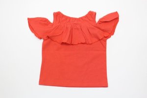 画像3: OCEAN&GROUND　　OFFSHOULDER　T　　　カラー；レッド (3)