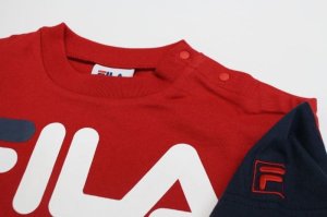 画像2: 50%off　X-girl Stages 　　FILAコラボSST　　10；アカ (2)