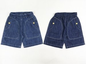 画像1: OCEAN&GROUND　　COTTON LINEN DENIM CAMP SHORTS (1)